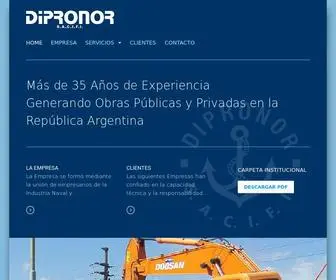 Dipronor.com.ar(Dipronor S.A) Screenshot