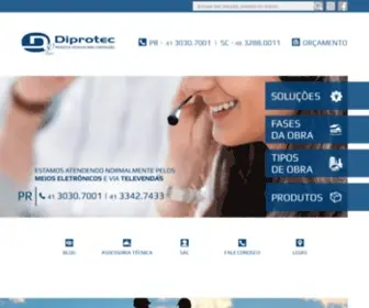 Diprotec.com.br(Distribuidora de produtos para construção) Screenshot