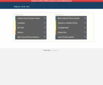 Dipsa.com.mx(Autódromo) Screenshot