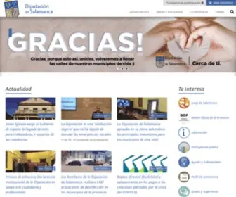 Dipsanet.es(Diputación de Salamanca) Screenshot