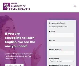 Dipsclasses.com(Delhi Institute of Public Speaking) Screenshot