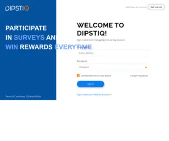 Dipstiq.in(Web site created using create) Screenshot