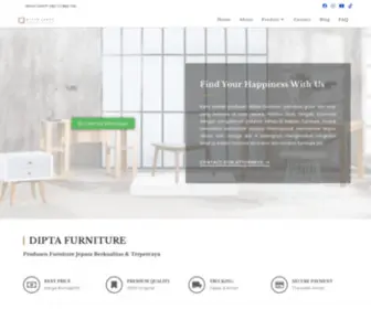 Diptafurniture.com(Produsen Furniture Jepara) Screenshot