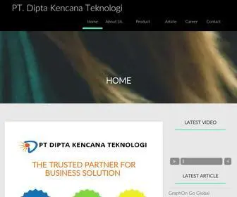 Diptakencana.co.id(Dipta Kencana Teknologi) Screenshot