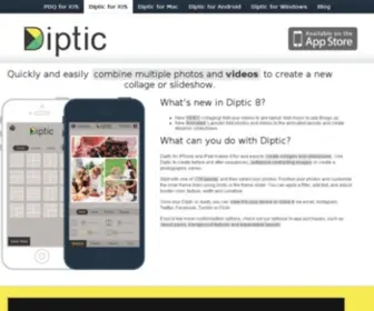 Dipticapp.com(Diptic App for iPhone) Screenshot