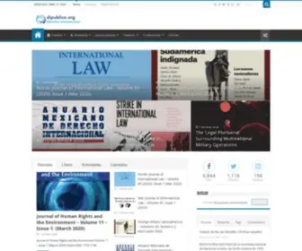 Dipublico.org(Catedra I de Derecho Internacional Público) Screenshot