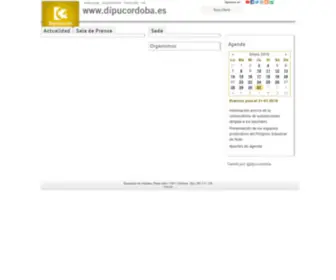 Dipucordoba.es(Diputación de Córdoba) Screenshot