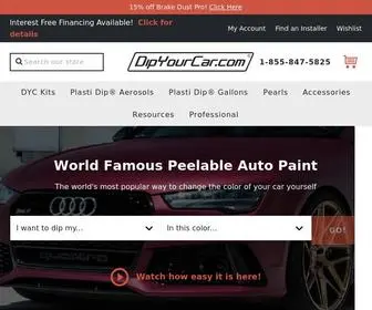 Dipyourcar.com(World Famous Peelable Auto Paint) Screenshot