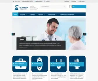 Diquinsa.com.mx(“Desde 1981 perfeccionando el sistema de entrega) Screenshot