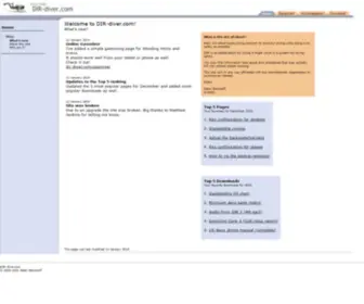 Dir-Diver.com(What's new) Screenshot