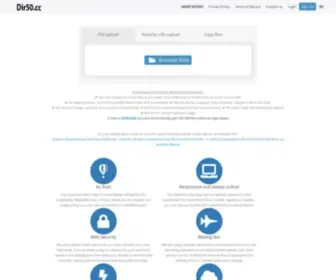 Dir50.cc(Easy way to share your files) Screenshot