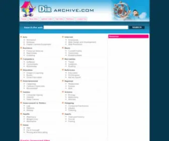 Dirarchive.com(DirArchive Web Directory) Screenshot