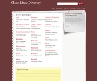 Dircheap.com(Cheap directory) Screenshot