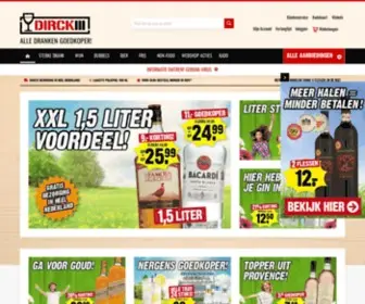 Dirckiii.nl(De goedkoopste en beste slijterij van Nederland) Screenshot