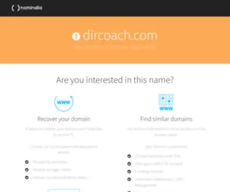 Dircoach.com(Dircoach) Screenshot