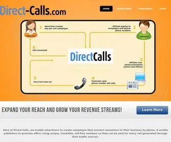 Direct-Calls.com(Pay Per Call Network) Screenshot