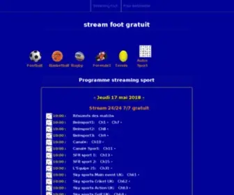 Direct-Foot.info(Streaming Football) Screenshot
