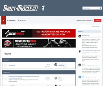 Direct-Muscle.net(Direct Muscle) Screenshot