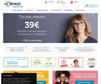 Direct-Optic.es(Óptica online Direct Optic) Screenshot