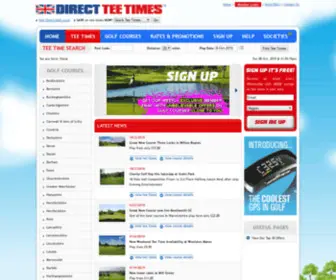 Direct-Teetimes.co.uk(Book Golf Tee Times for UK Golf Courses Online) Screenshot