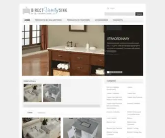 Direct-Vanity-Sink.com(Direct Vanity Sink) Screenshot