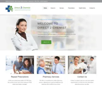 Direct2Chemist.org(Online Pharmacy) Screenshot