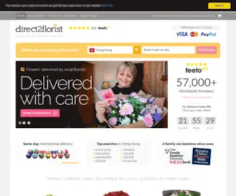 Direct2Florist.com.hk(Flower Delivery Hong Kong) Screenshot