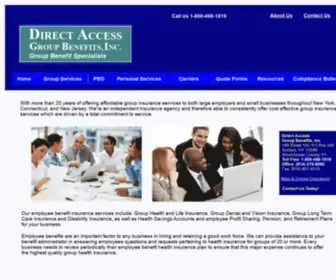 Directaccessbenefits.com(Group Health Insurance Westchester County NY) Screenshot