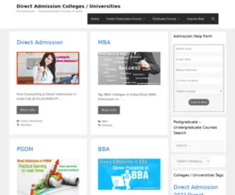 Directadmission.net.in(Direct Admission 2022) Screenshot