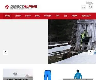Directalpine.cz(DIRECT ALPINE outdoorov) Screenshot