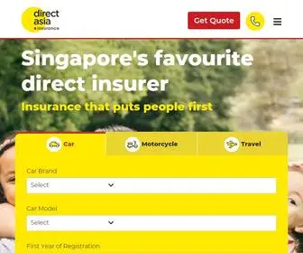Directasia.com(Car, Motorcycle & Travel Insurance Online) Screenshot