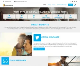 Directbenefits.com(Compare Insurance Options) Screenshot