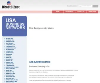 Directbiznet.com(Business listing) Screenshot