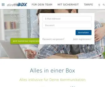 Directbox.com(DirectBOX Freemail) Screenshot