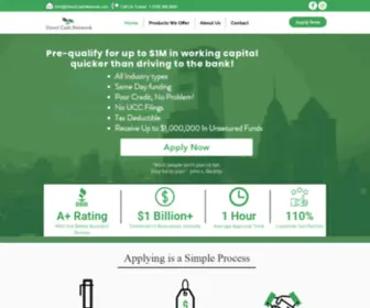 Directcashnetwork.com(Direct Cash Network) Screenshot