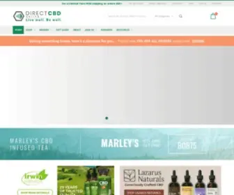 Directcbdonline.com(Direct CBD Online) Screenshot