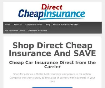 Directcheapinsurance.com(Direct Cheap Insurance) Screenshot