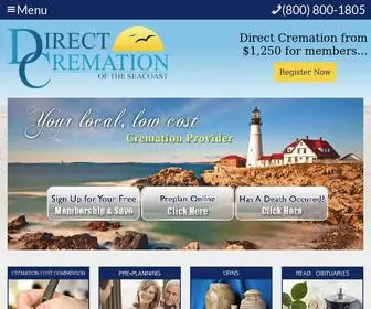 Directcremationseacoast.com(Direct Cremation of the Seacoast) Screenshot