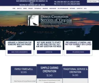 DirectcremationservicesofVirginia.com(Cremation Services) Screenshot