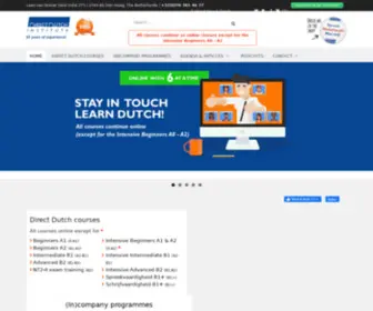 Directdutch.com(We provide effective courses for foreigners wishing to acquire an active command of Dutch while staying in the Netherlands) Screenshot