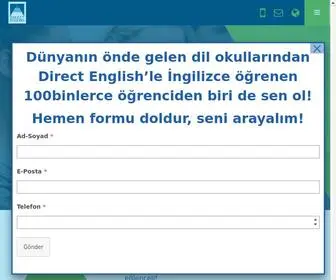 Directenglish.com.tr(Direct English Turkey) Screenshot