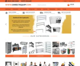 Directequip.com(Commercial Catering Equipment) Screenshot