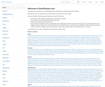 Directessays.com(Essays and Papers Online) Screenshot