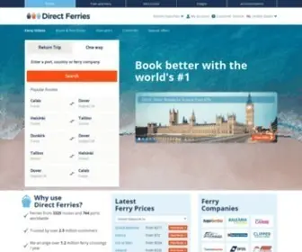 Directferries.com(Compare Ferry Tickets Worldwide) Screenshot