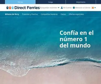 Directferries.es(Billetes de barco) Screenshot
