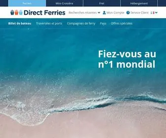 Directferries.fr(Billets de bateau) Screenshot