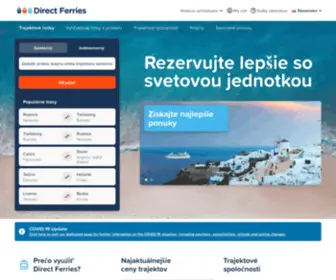Directferries.sk(Lístky na trajekty) Screenshot