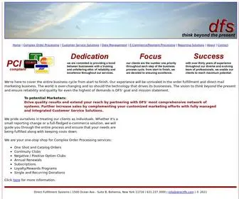 Directffs.com(Direct Fulfillment Systems) Screenshot
