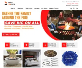 Directfirepits.com(Direct Fire Pits) Screenshot