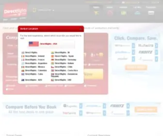 Directflightsearches.co.uk(Direct Flights) Screenshot